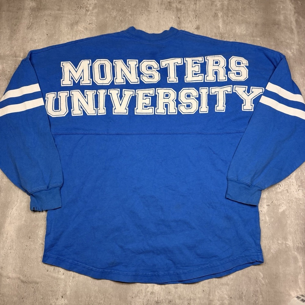 Walt Disney Parks Monsters University Spirit Jersey Monsters Inc Small Crewneck